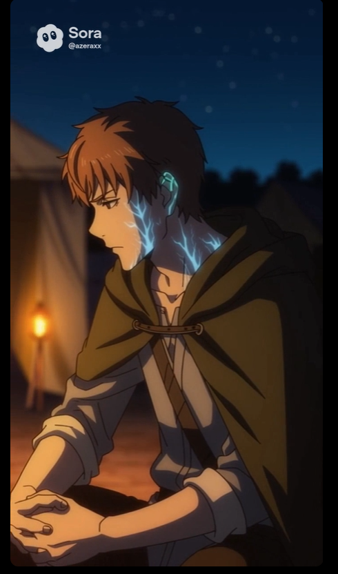 The young traveler with lightning marks